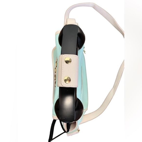 Betsey Johnson | Blue Retro Radial Dial Aux Telephone Purse Discontinued Y2K - Picture 5 of 10